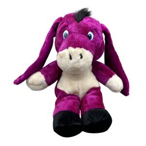 Purple Plush Donkey Toy By Classic Toy Co. 16" Polyester Used READ